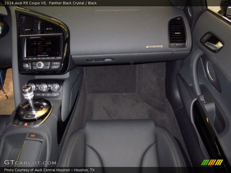 Panther Black Crystal / Black 2014 Audi R8 Coupe V8