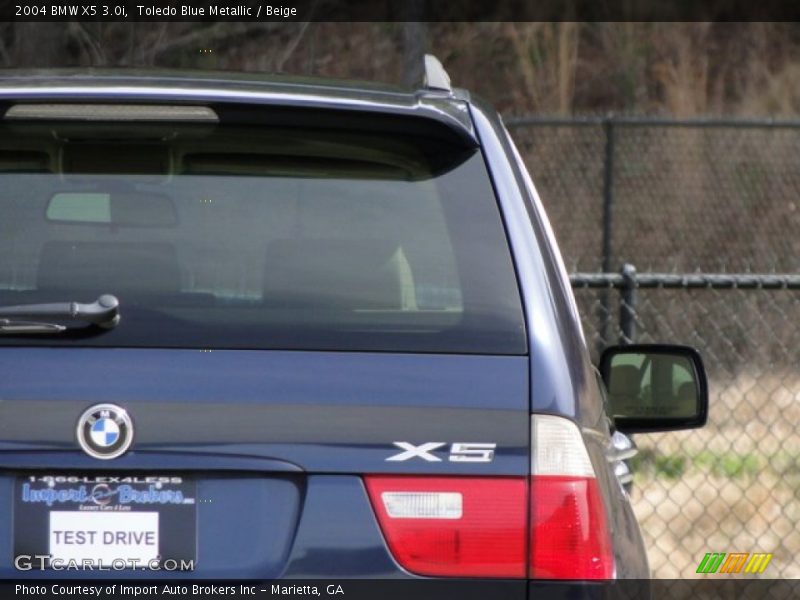 Toledo Blue Metallic / Beige 2004 BMW X5 3.0i