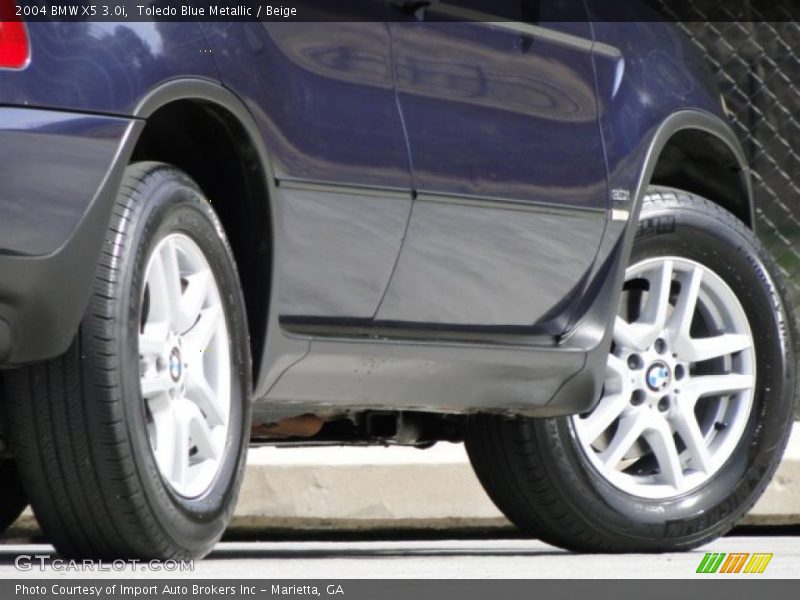 Toledo Blue Metallic / Beige 2004 BMW X5 3.0i