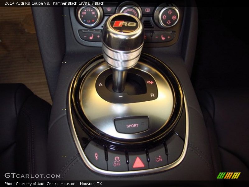 Panther Black Crystal / Black 2014 Audi R8 Coupe V8