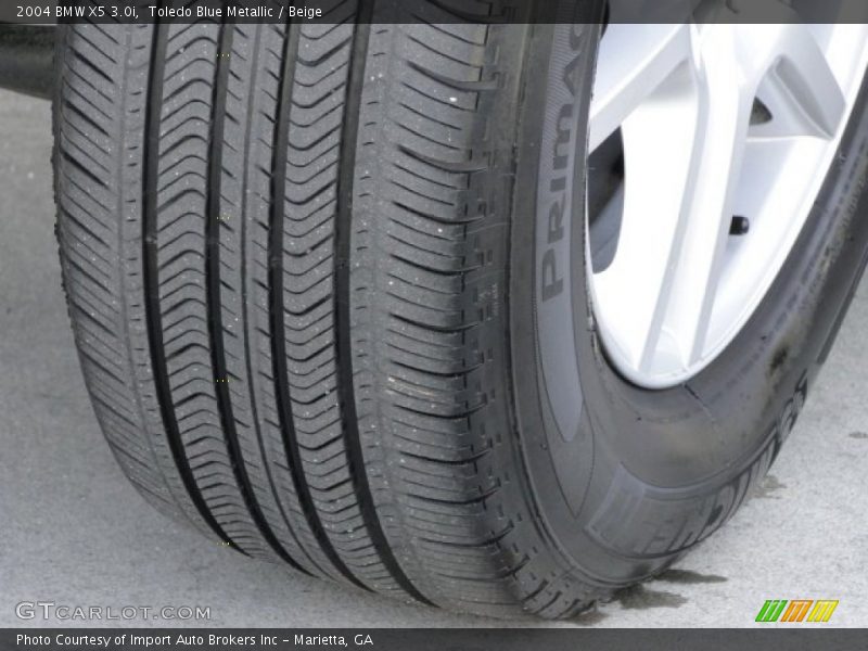 Toledo Blue Metallic / Beige 2004 BMW X5 3.0i