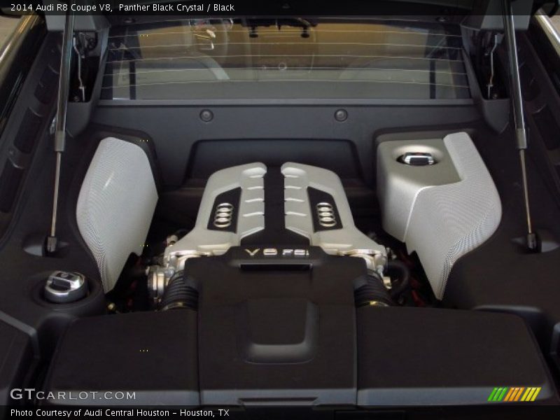 Panther Black Crystal / Black 2014 Audi R8 Coupe V8
