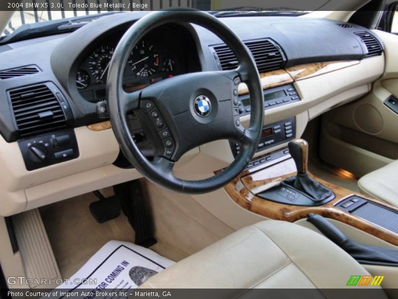  2004 X5 3.0i Beige Interior