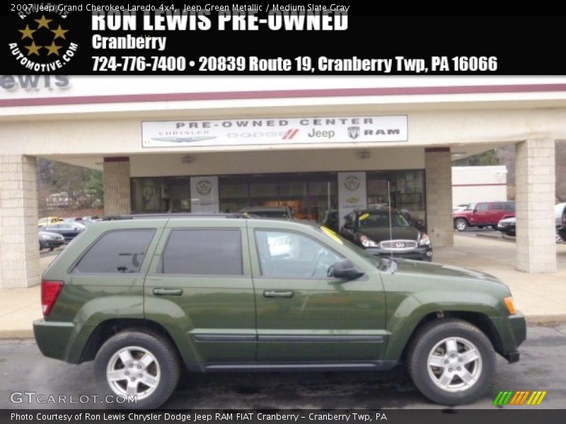 Jeep Green Metallic / Medium Slate Gray 2007 Jeep Grand Cherokee Laredo 4x4