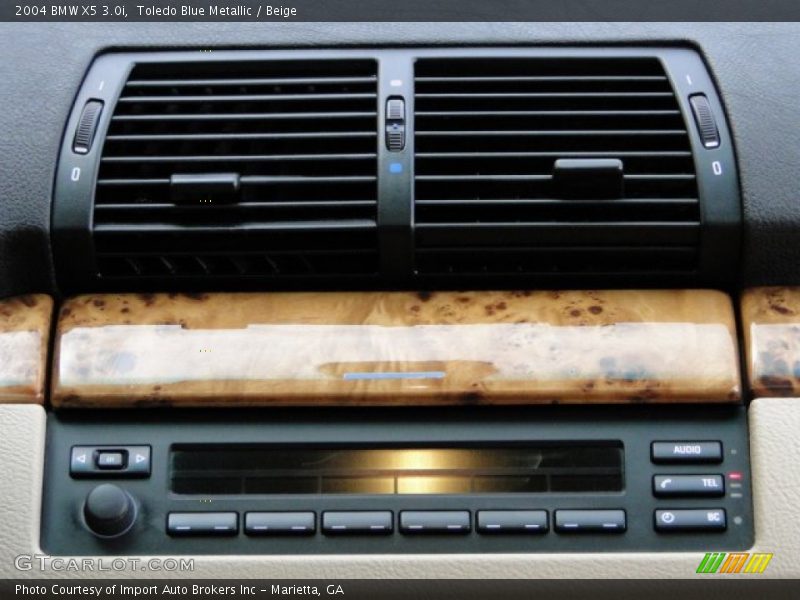 Toledo Blue Metallic / Beige 2004 BMW X5 3.0i