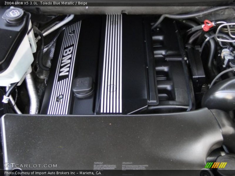 Toledo Blue Metallic / Beige 2004 BMW X5 3.0i