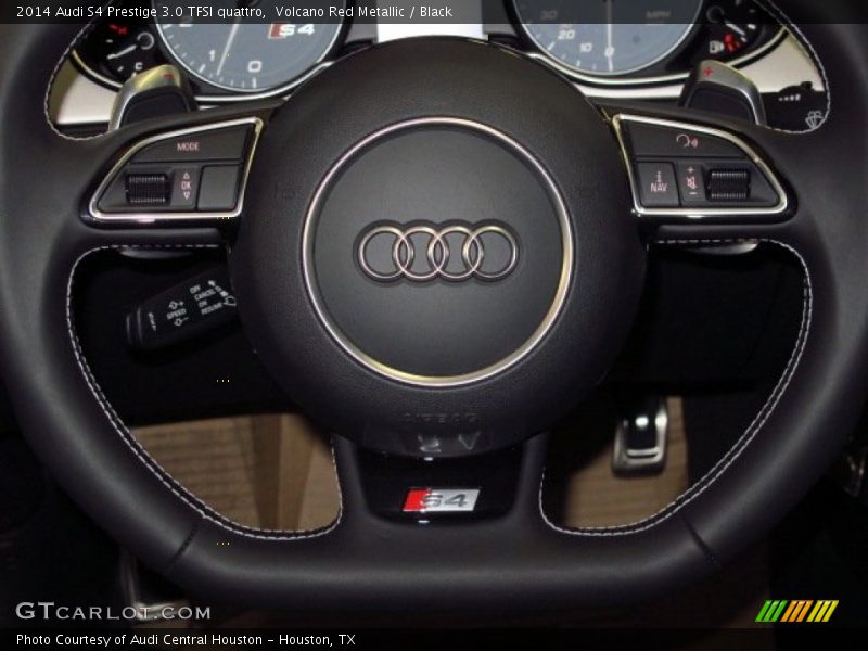 Volcano Red Metallic / Black 2014 Audi S4 Prestige 3.0 TFSI quattro