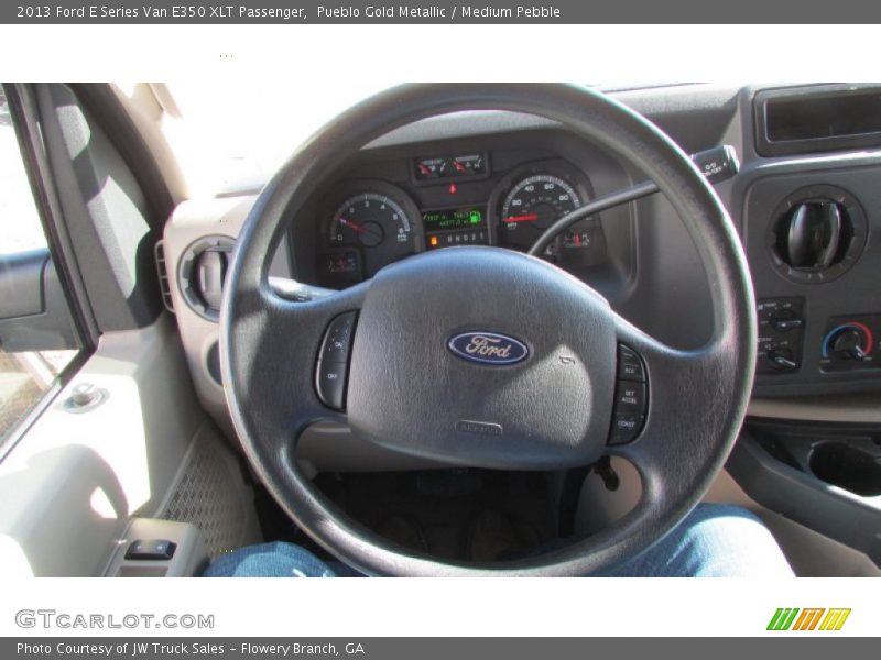 Pueblo Gold Metallic / Medium Pebble 2013 Ford E Series Van E350 XLT Passenger