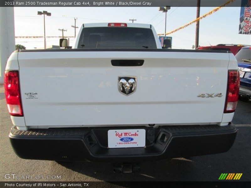 Bright White / Black/Diesel Gray 2013 Ram 2500 Tradesman Regular Cab 4x4
