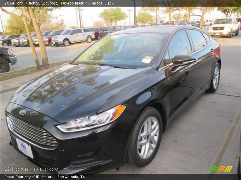 Tuxedo Black / Charcoal Black 2014 Ford Fusion SE EcoBoost