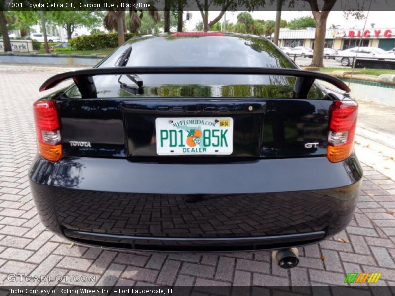 Carbon Blue / Black/Blue 2001 Toyota Celica GT