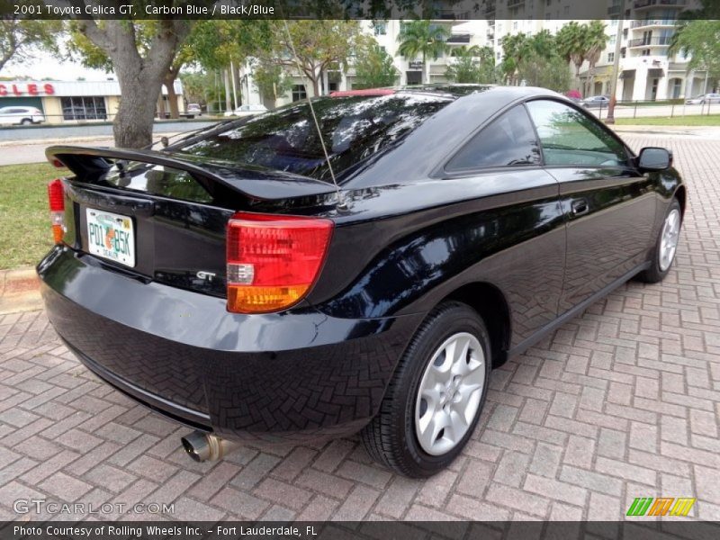 Carbon Blue / Black/Blue 2001 Toyota Celica GT