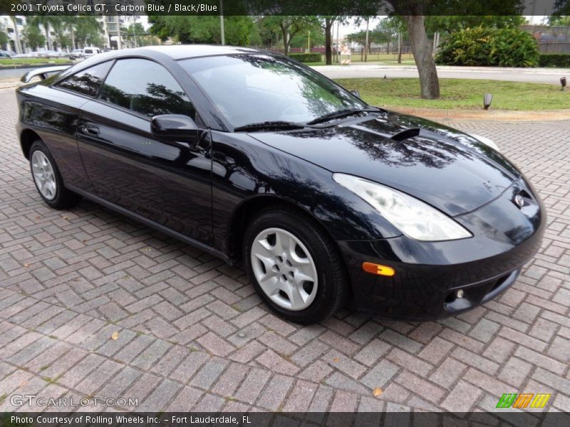 Carbon Blue / Black/Blue 2001 Toyota Celica GT