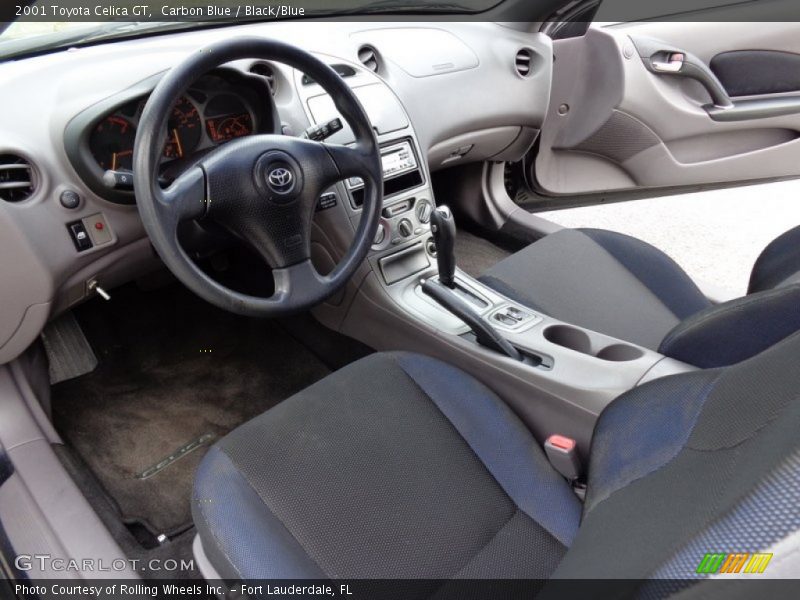 Black/Blue Interior - 2001 Celica GT 