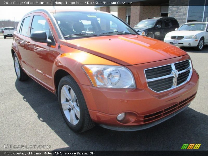 Mango Tango Pearl / Dark Slate/Medium Graystone 2011 Dodge Caliber Mainstreet