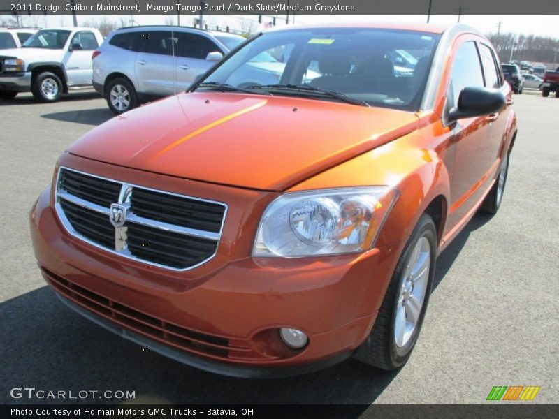 Mango Tango Pearl / Dark Slate/Medium Graystone 2011 Dodge Caliber Mainstreet