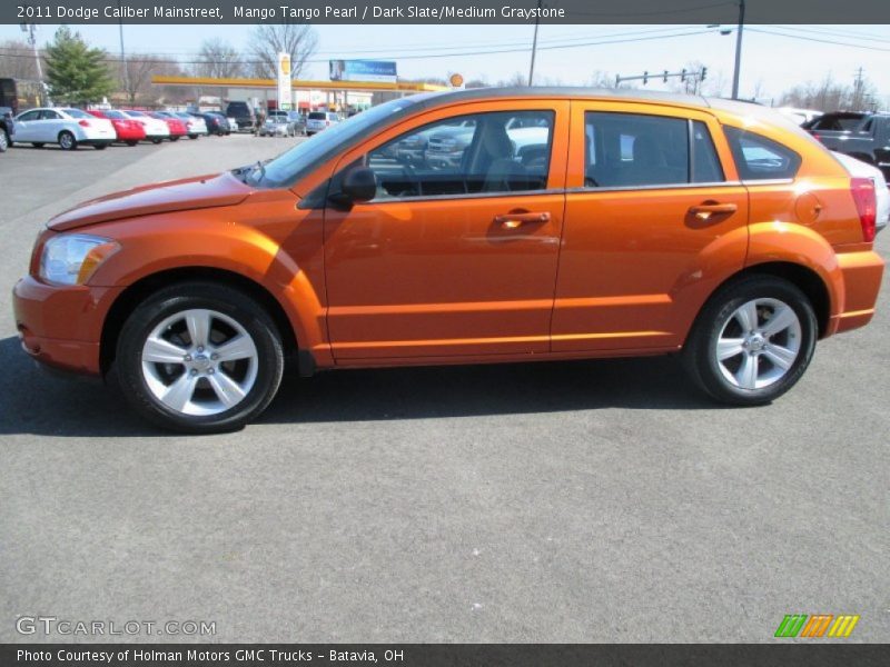 Mango Tango Pearl / Dark Slate/Medium Graystone 2011 Dodge Caliber Mainstreet