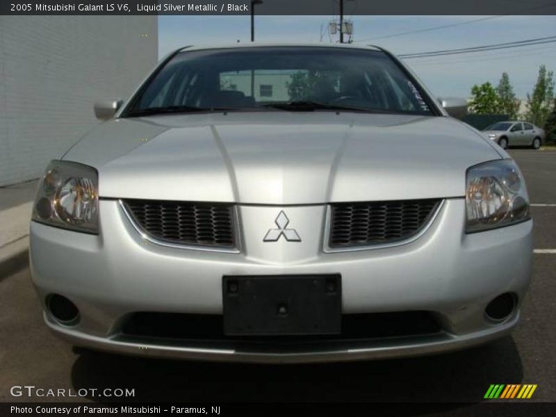 Liquid Silver Metallic / Black 2005 Mitsubishi Galant LS V6