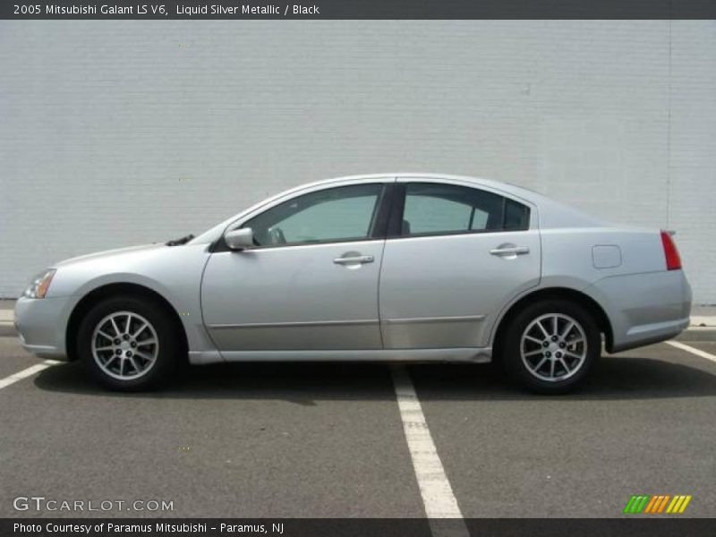 Liquid Silver Metallic / Black 2005 Mitsubishi Galant LS V6