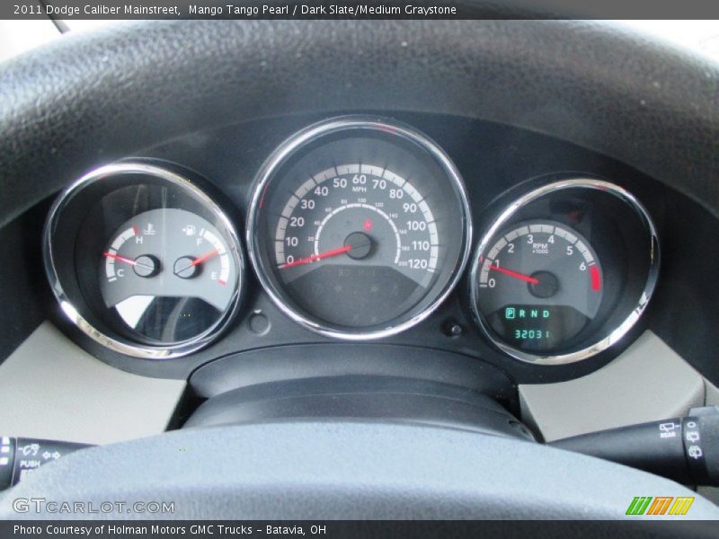 Mango Tango Pearl / Dark Slate/Medium Graystone 2011 Dodge Caliber Mainstreet