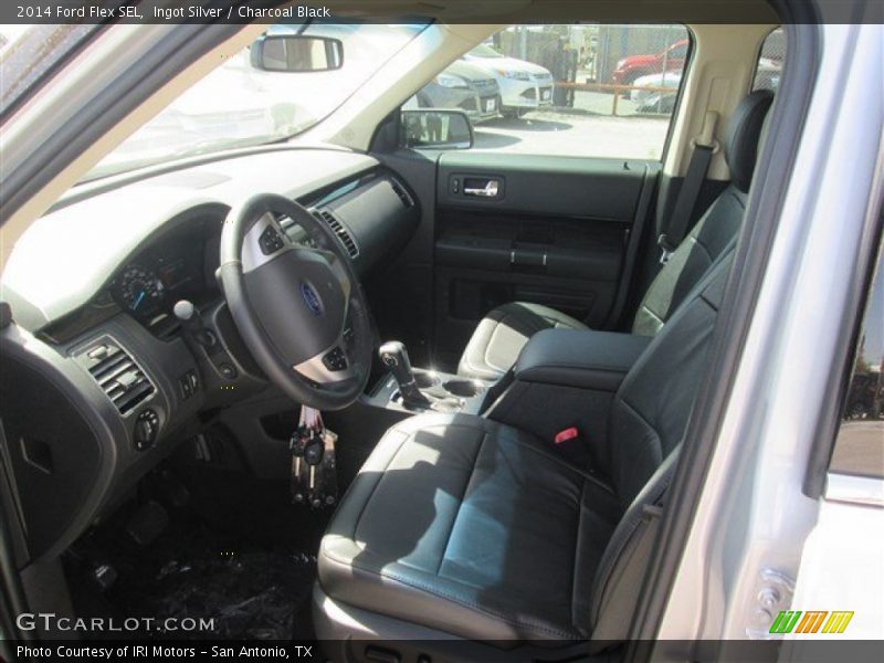 Ingot Silver / Charcoal Black 2014 Ford Flex SEL