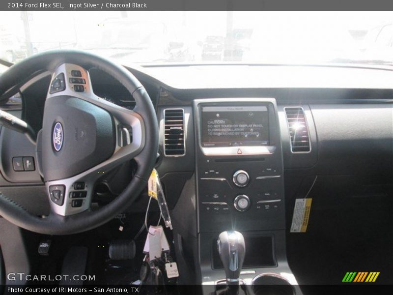 Ingot Silver / Charcoal Black 2014 Ford Flex SEL