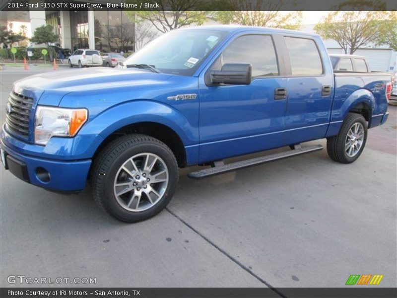 Blue Flame / Black 2014 Ford F150 STX SuperCrew