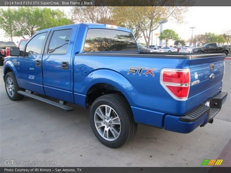 Blue Flame / Black 2014 Ford F150 STX SuperCrew