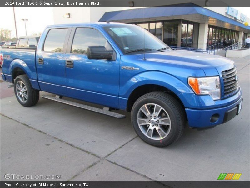 Blue Flame / Black 2014 Ford F150 STX SuperCrew