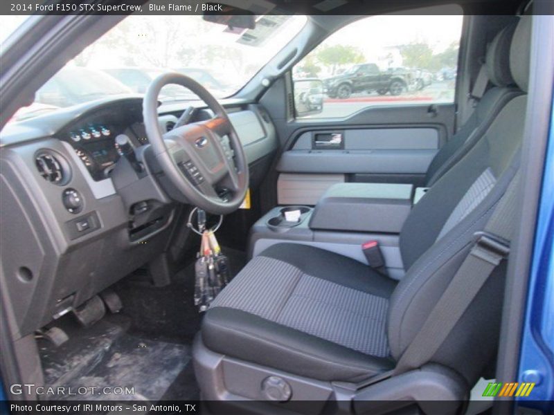 Blue Flame / Black 2014 Ford F150 STX SuperCrew