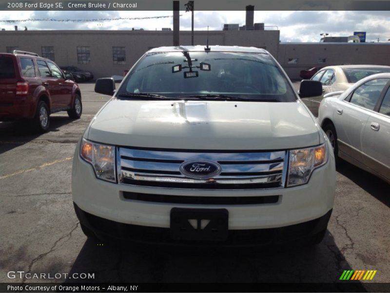 Creme Brulee / Charcoal 2008 Ford Edge SE