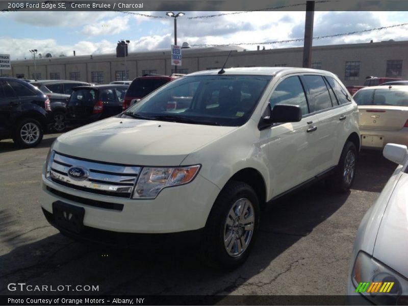 Creme Brulee / Charcoal 2008 Ford Edge SE