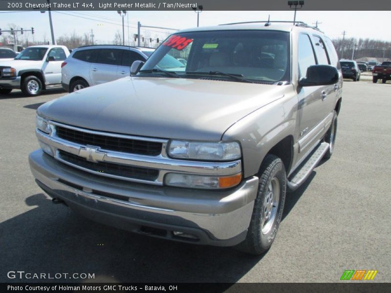 Light Pewter Metallic / Tan/Neutral 2003 Chevrolet Tahoe LT 4x4