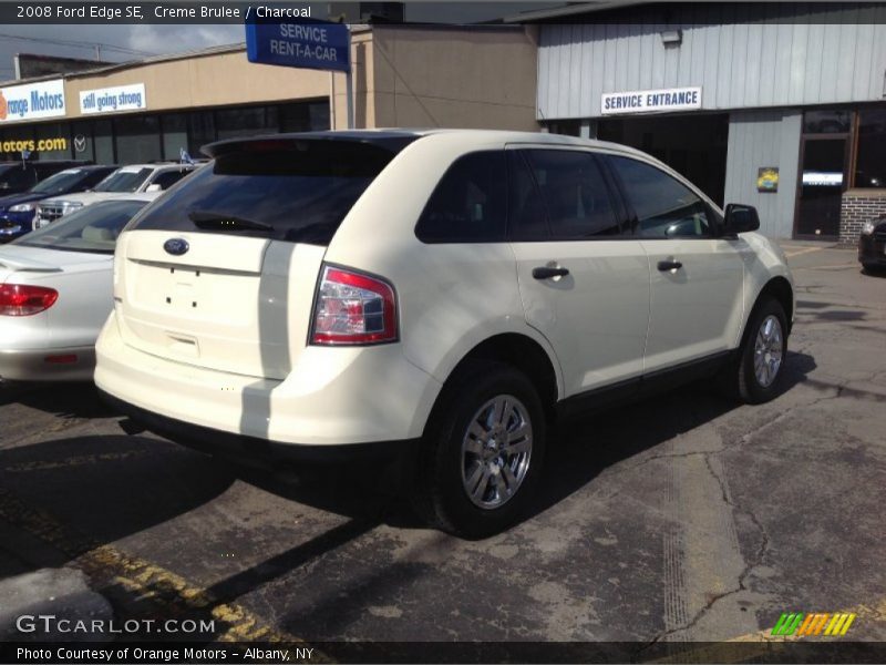 Creme Brulee / Charcoal 2008 Ford Edge SE