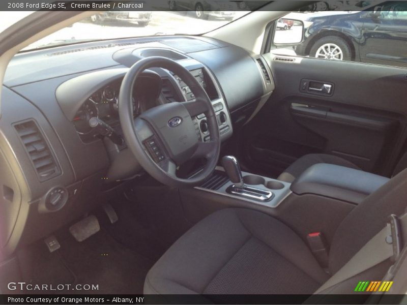 Creme Brulee / Charcoal 2008 Ford Edge SE