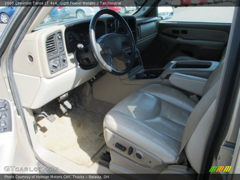 Light Pewter Metallic / Tan/Neutral 2003 Chevrolet Tahoe LT 4x4