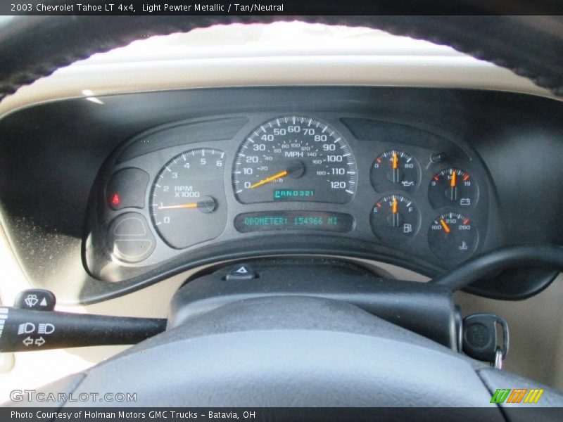 Light Pewter Metallic / Tan/Neutral 2003 Chevrolet Tahoe LT 4x4
