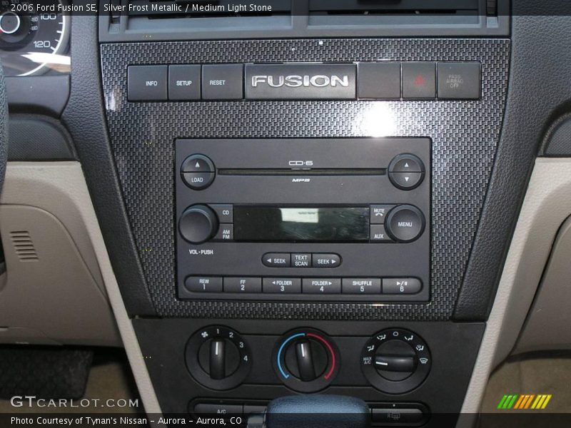 Silver Frost Metallic / Medium Light Stone 2006 Ford Fusion SE