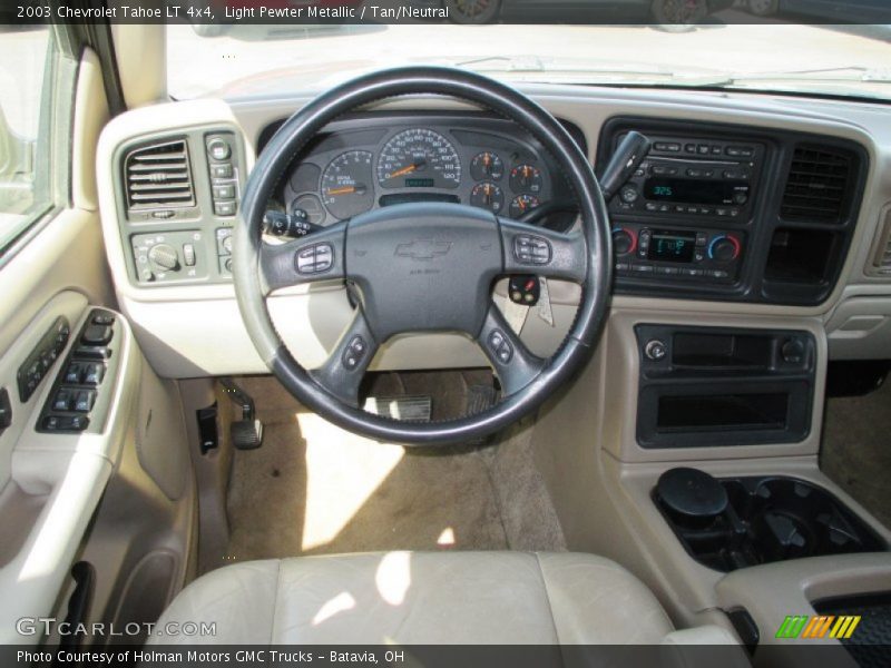 Light Pewter Metallic / Tan/Neutral 2003 Chevrolet Tahoe LT 4x4
