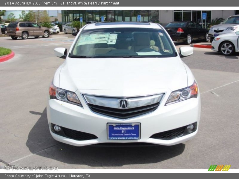 Bellanova White Pearl / Parchment 2014 Acura ILX 2.0L Premium