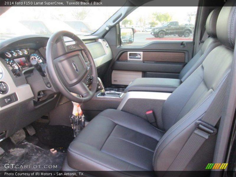 Tuxedo Black / Black 2014 Ford F150 Lariat SuperCrew