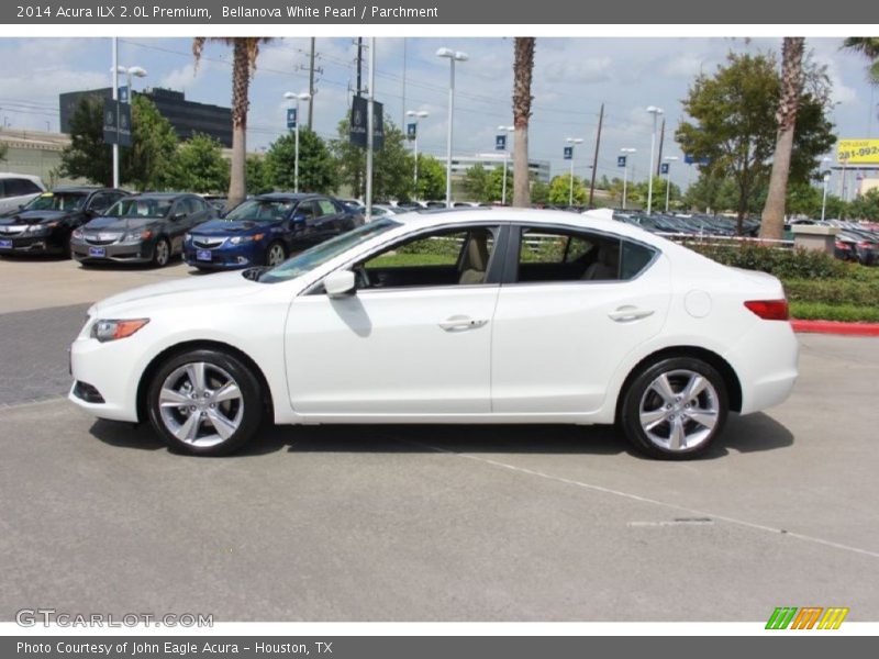 Bellanova White Pearl / Parchment 2014 Acura ILX 2.0L Premium