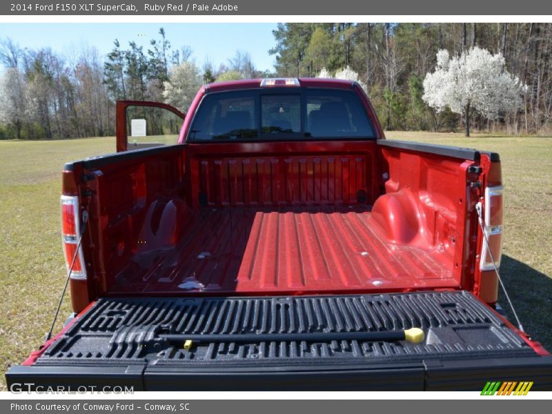 Ruby Red / Pale Adobe 2014 Ford F150 XLT SuperCab