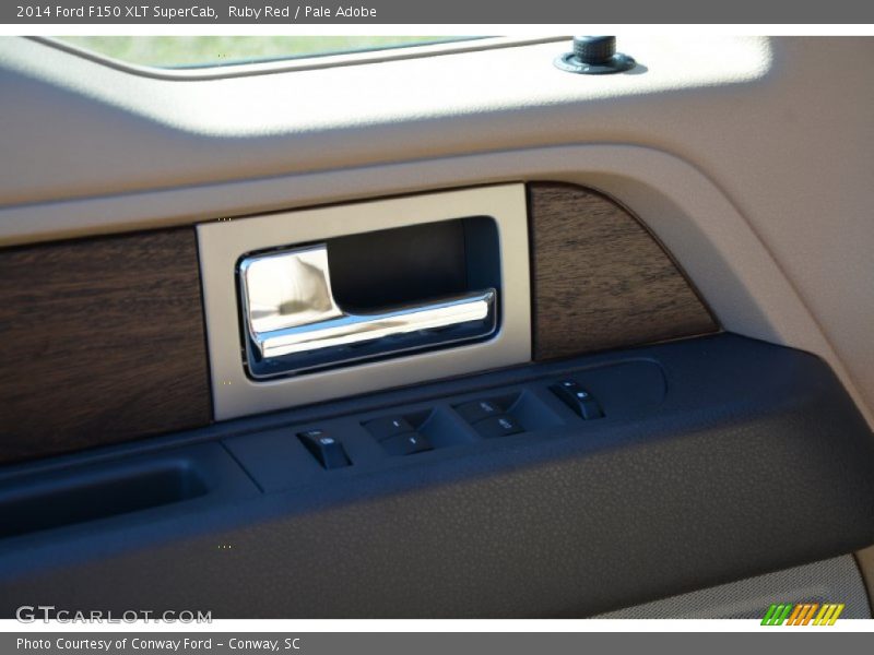 Ruby Red / Pale Adobe 2014 Ford F150 XLT SuperCab