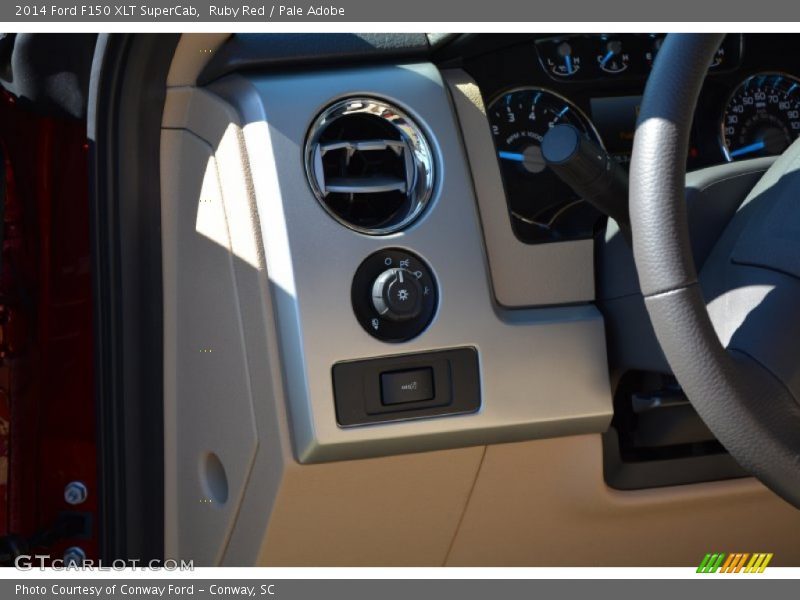 Ruby Red / Pale Adobe 2014 Ford F150 XLT SuperCab