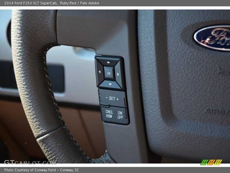 Ruby Red / Pale Adobe 2014 Ford F150 XLT SuperCab