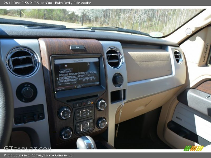 Ruby Red / Pale Adobe 2014 Ford F150 XLT SuperCab