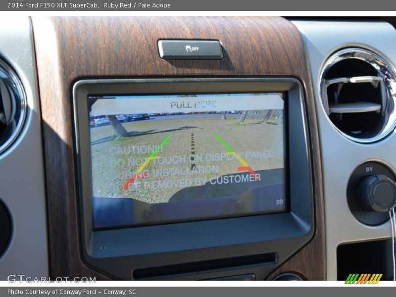 Ruby Red / Pale Adobe 2014 Ford F150 XLT SuperCab