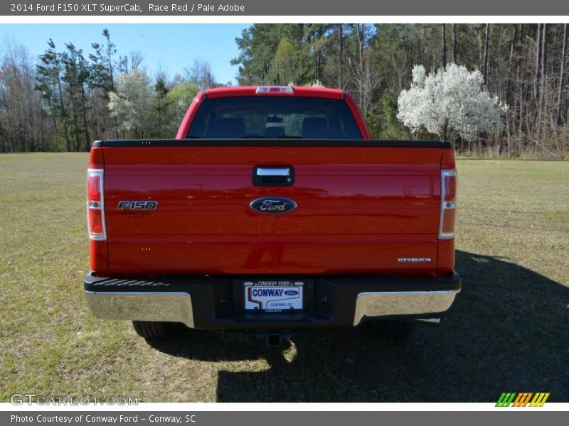 Race Red / Pale Adobe 2014 Ford F150 XLT SuperCab