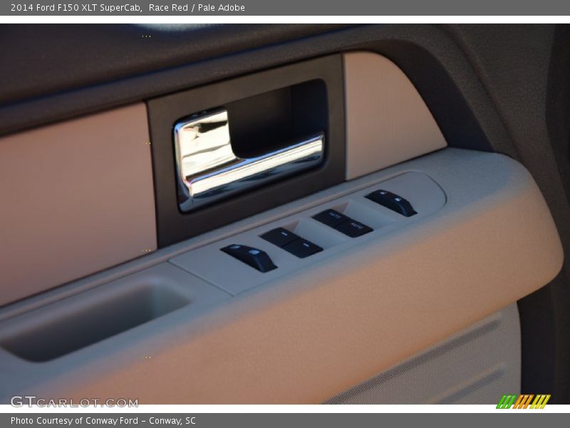Race Red / Pale Adobe 2014 Ford F150 XLT SuperCab